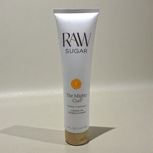 NEW Raw Sugar The Mighty Curl Leave In Conditioner 5 oz 147 mL Papaya Coconut